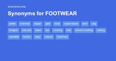 footwear synonym|another word for footwear.